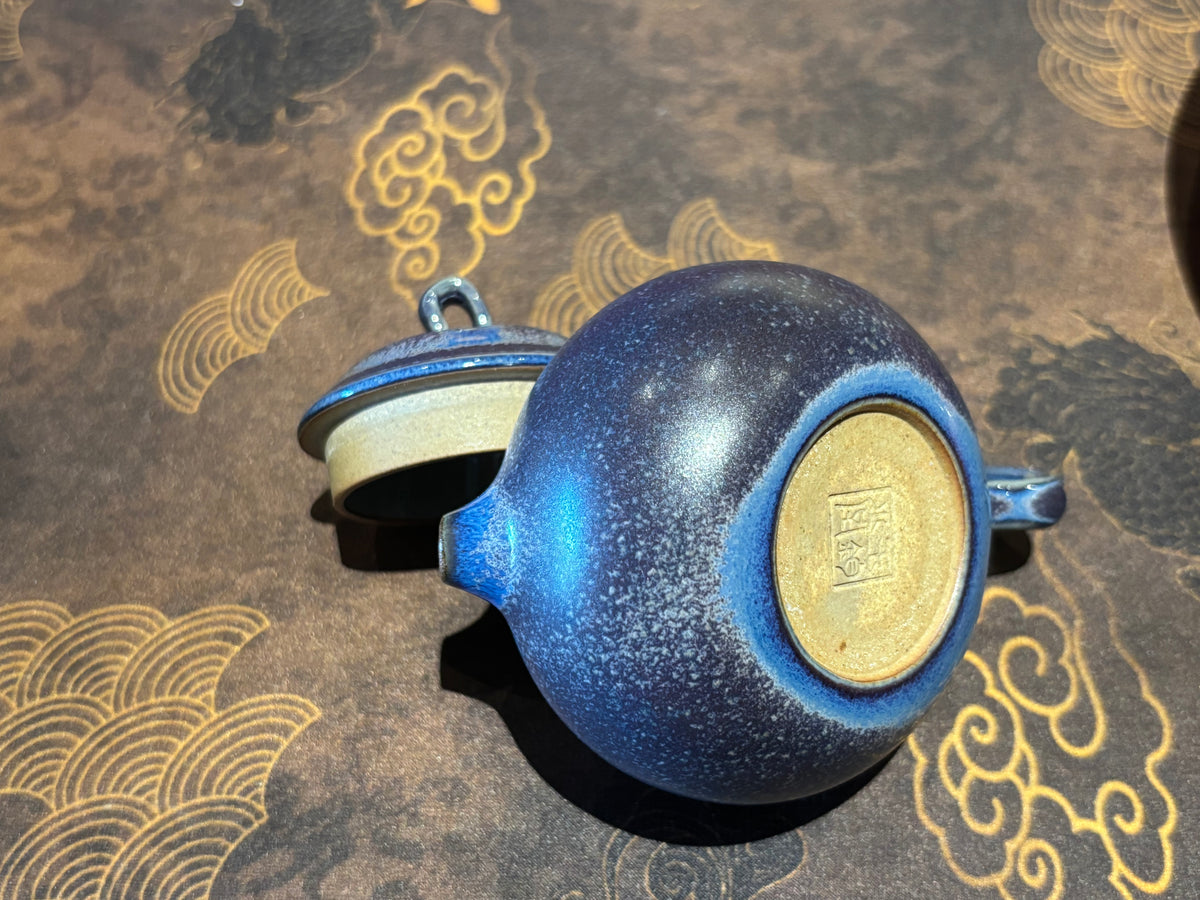Mother’s Gift Blue Ceramic Teapot – 100ml