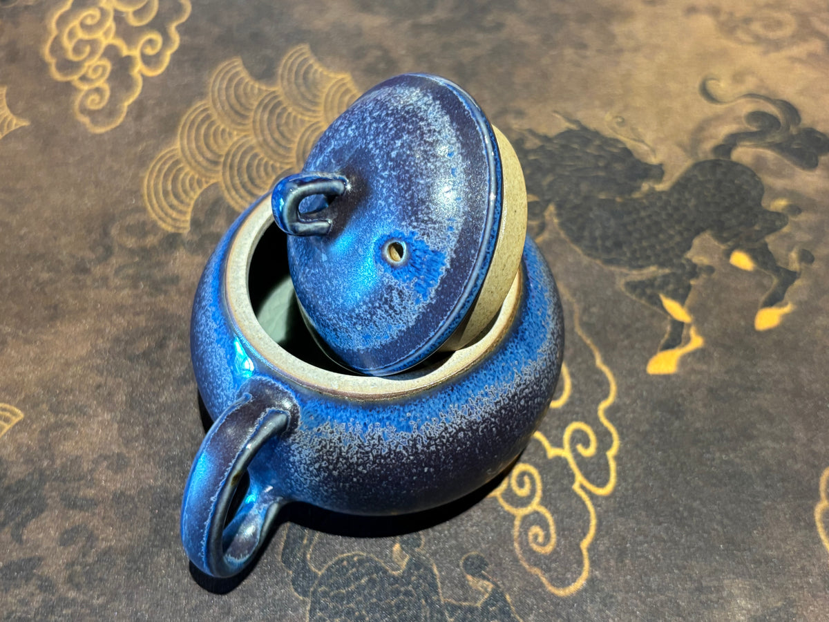 Mother’s Gift Blue Ceramic Teapot – 100ml