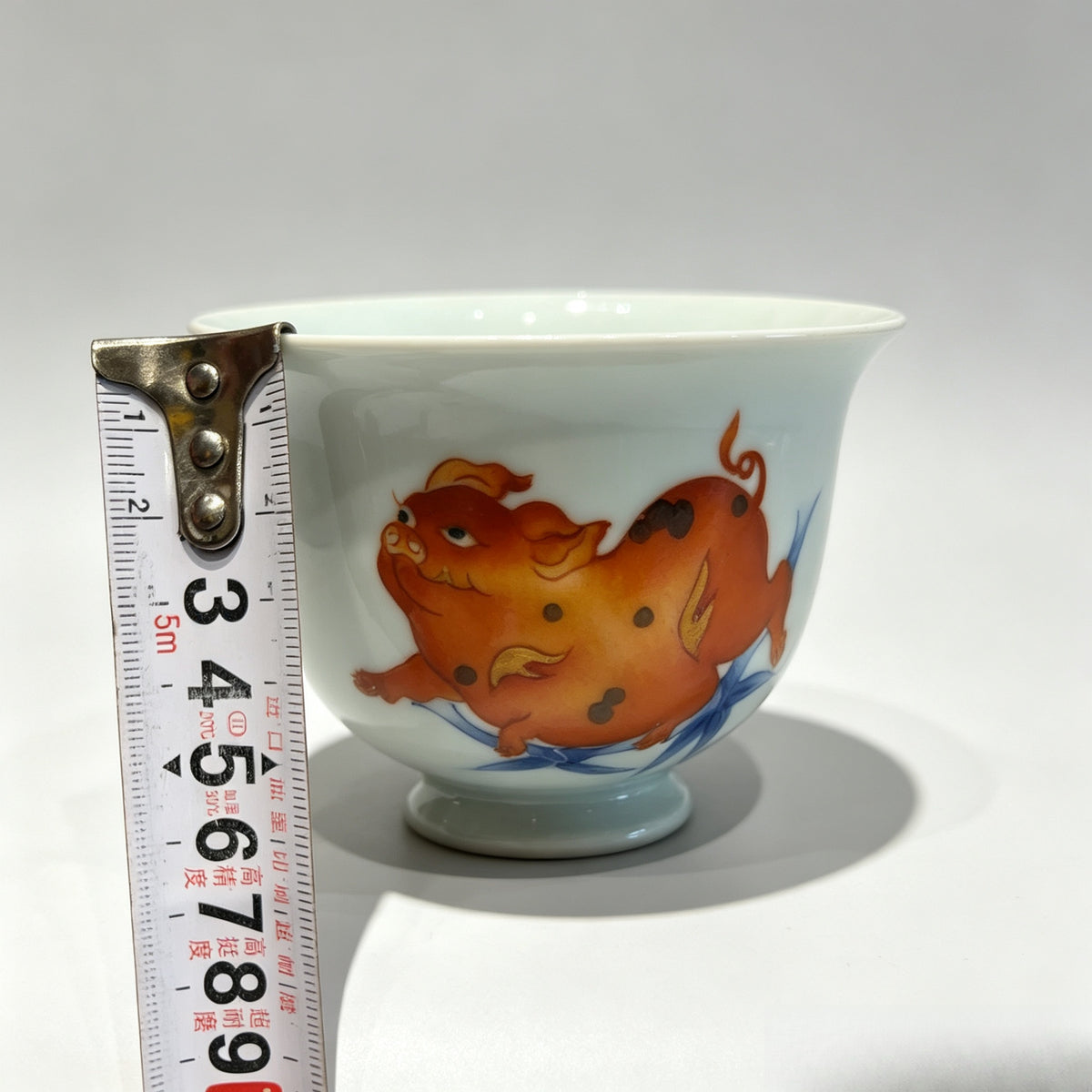 Flying Pig Porcelain Gaiwan, 120 ml Tea Gift angle 7