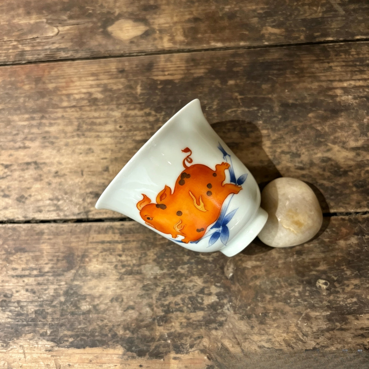 Flying Pig Porcelain Egg Cup II, 40 ml Small Tea Cup angle 10