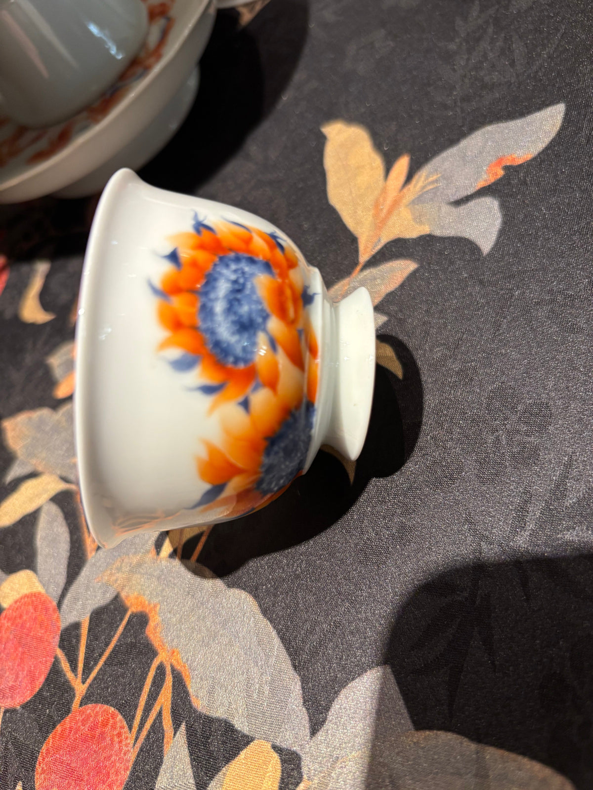 Sunflower Porcelain Teacup
