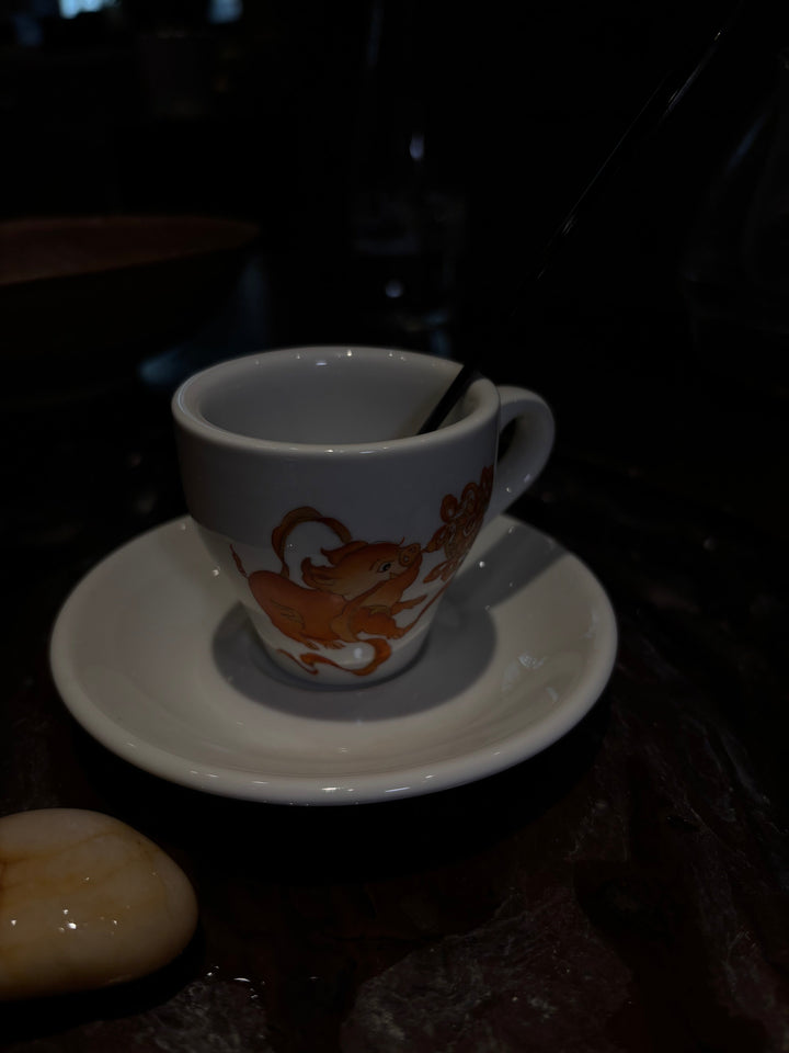 Little Pig Porcelain Coffee Cup for Playful Espresso Moments angle 0