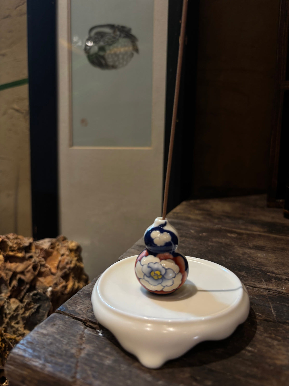 Gourd Porcelain Incense Holder for Calm Bedroom Rituals angle 8